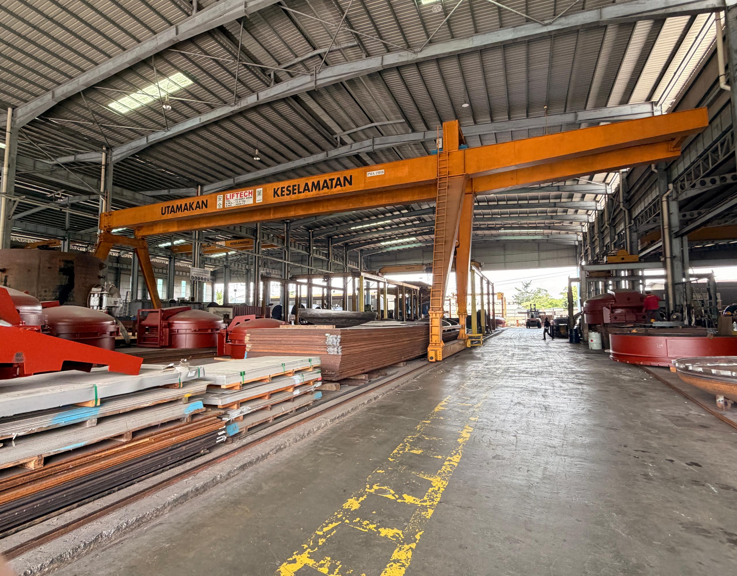 Factory lane 5 and 6 production area